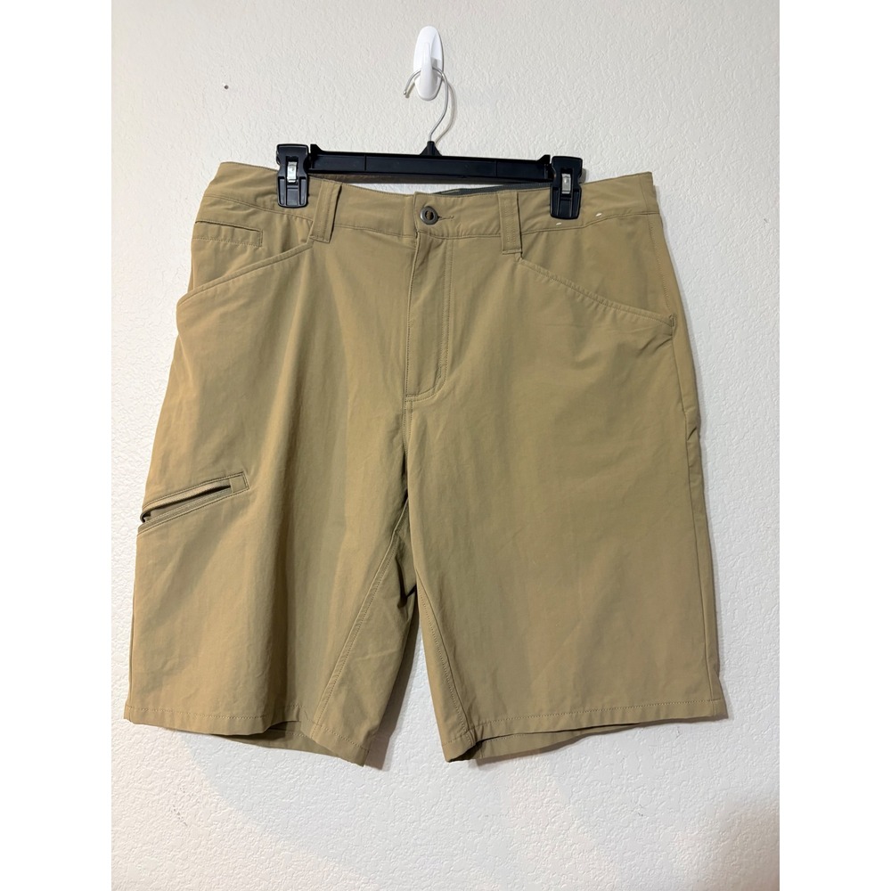 Patagonia Quandary Shorts Mens 34 Khaki Tan Hiking Stretch Tech Cargo 82812